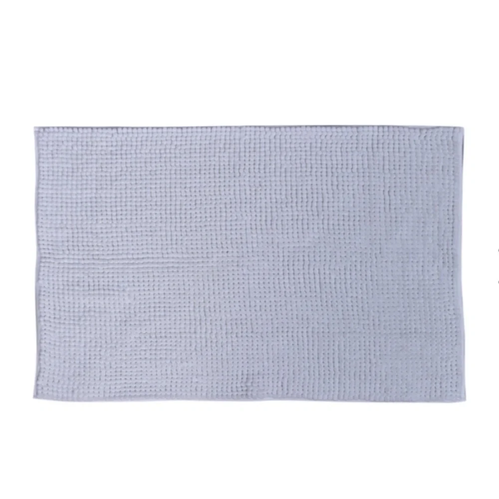 HOMESMART Off White Chenille Bathmat (100% Microfiber)